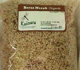 BERAS Beras merah kupas