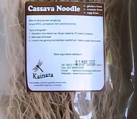 BAHAN MASAKAN/KUE Mie Singkong